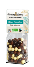 Sachet de billes croustillantes aux 3 chocolats - 150 g