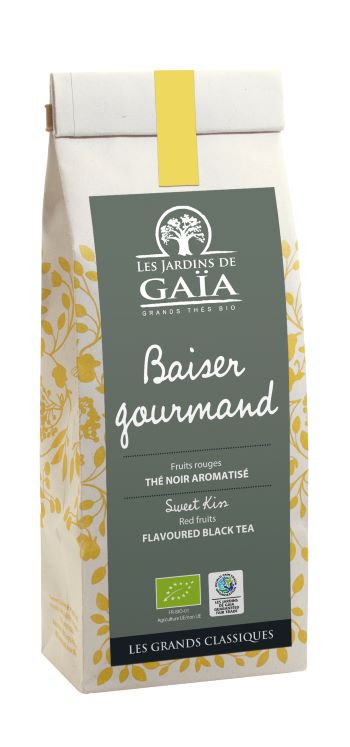 Th√© noir bio baiser gourmand (fraise framboise) - 100 g