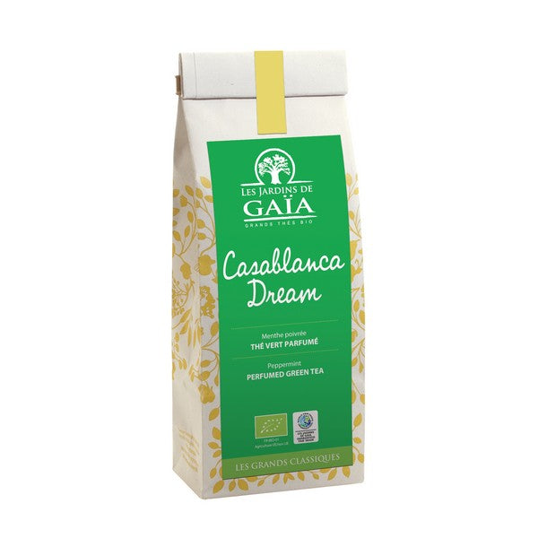 Thé vert casablanca dream (menthe poivrée) - 100 g
