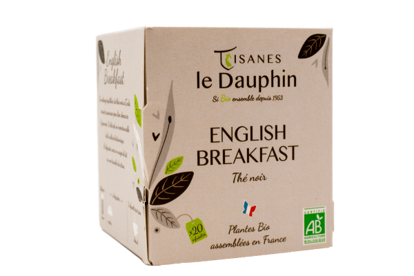 Thé noir bio english breakfast - 20 infusettes