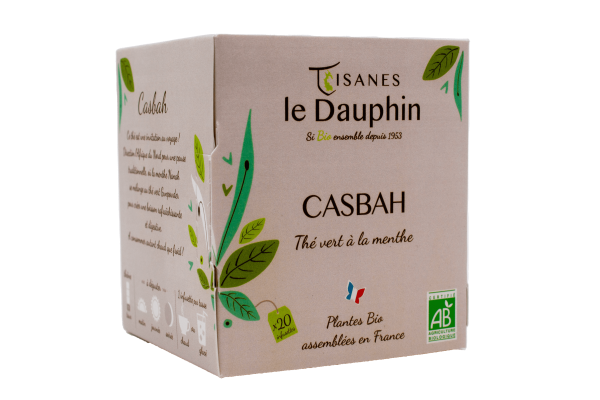 Thé vert bio casbah - 20 infusettes