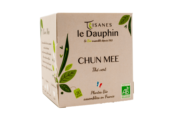 Thé vert bio chun mee - 20 infusettes