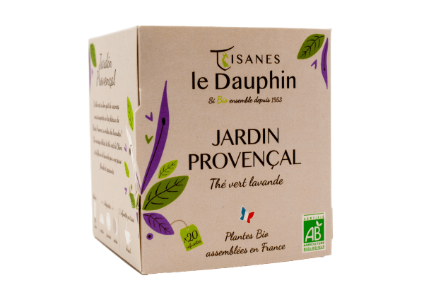 Thé vert bio jardin provençal - 20 infusettes