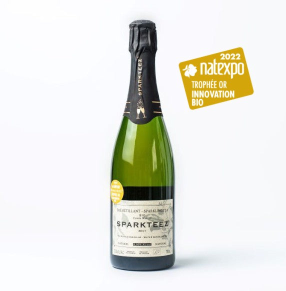 Thé pétillant brut bio FFL sans alcool (origine France) - 75 cL x 6