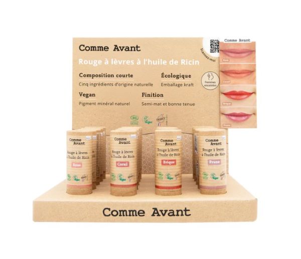 Top vente rouges à lèvres (présentoir) - 16 produits + 4 testeurs
