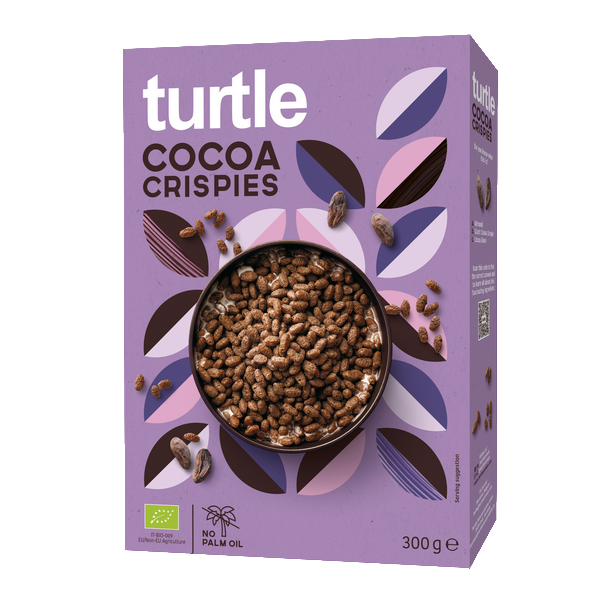 Céréales de riz croustilllant au cacao, bio - 300 g