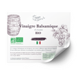 Contre-étiquette du vinaigre balsamique italie bio - Lot de 50