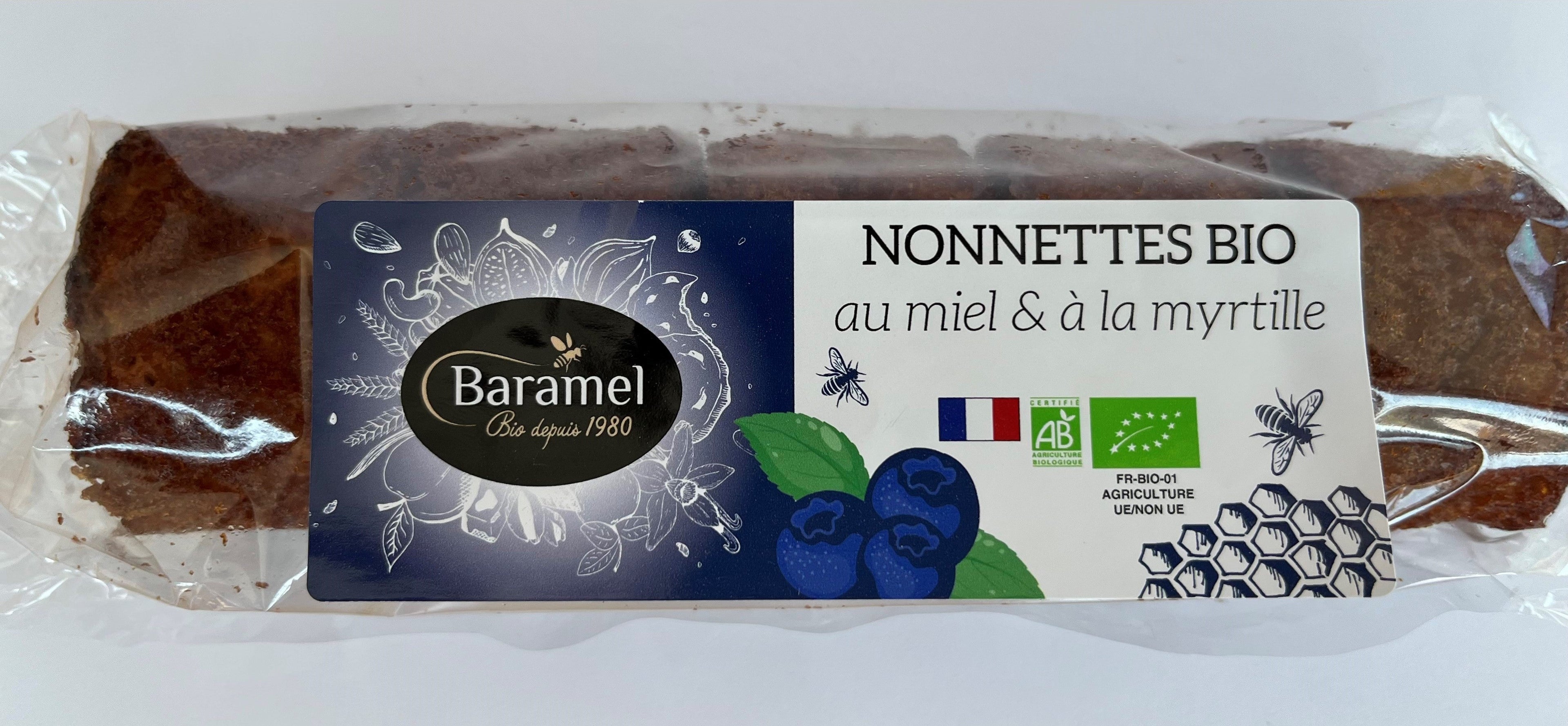 Nonnettes bio à la myrtille - 160g (5 pièces)