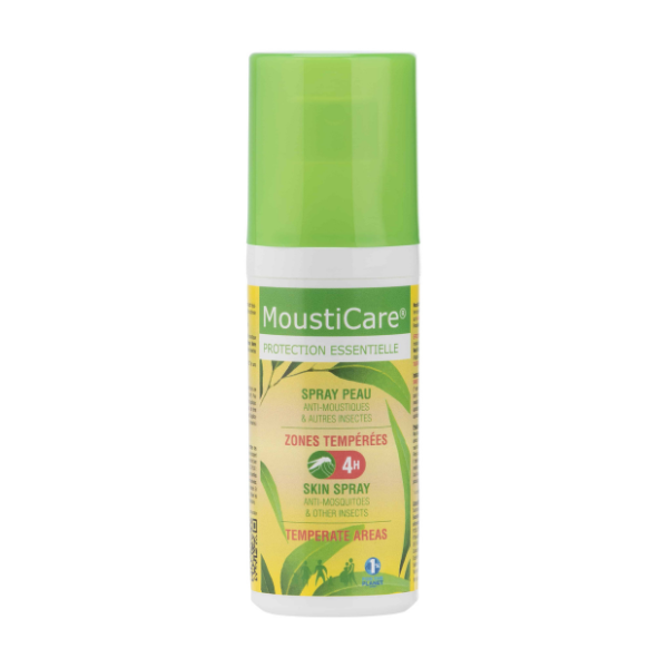 Spray peau anti-moustiques zones tempérées - 50 ml