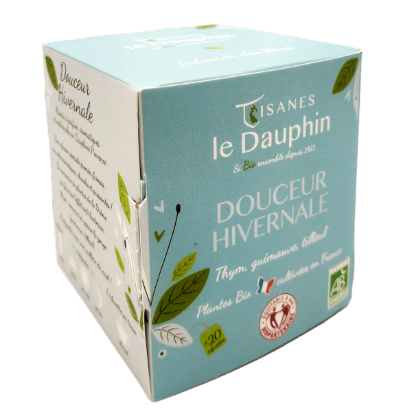 Infusion bio douceur hivernale  origine france - 20 infusettes