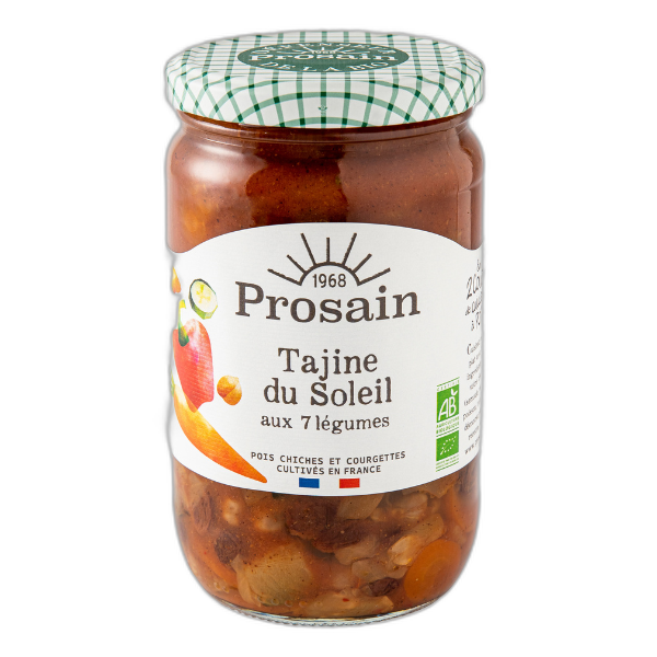 Tajine du soleil aux 7 légumes bio - 660 g