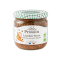 Lentilles vertes bio cuisinées aux petits légumes - 345 g