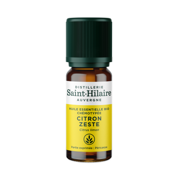 Huile essentielle de citron zeste bio - 10 ml