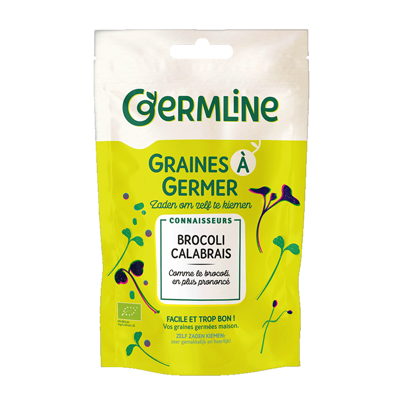 Graines à germer brocoli calabrais bio (origine Italie) - 100 g