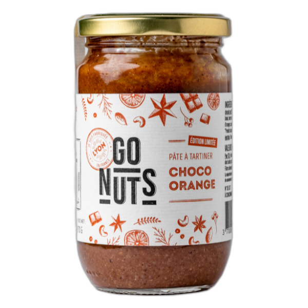 Pâte à tartiner choco orange (73% d'oléagineux) bio - 270 g