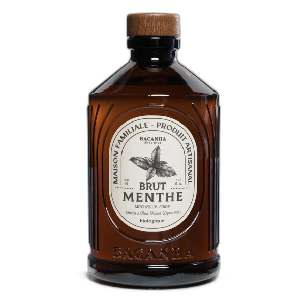 Sirop de menthe brut bio - 400 ml