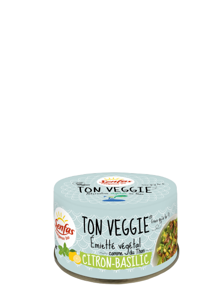 Ton veggie citron basilic bio - 120 g