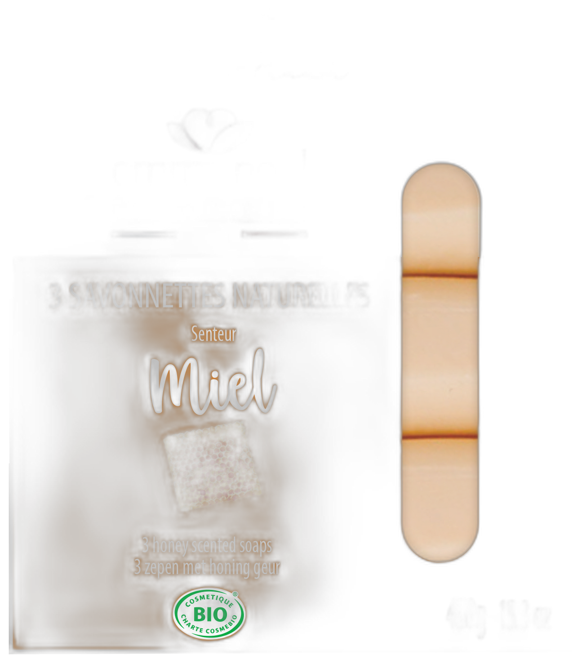 Savonnettes miel bio - 3 g