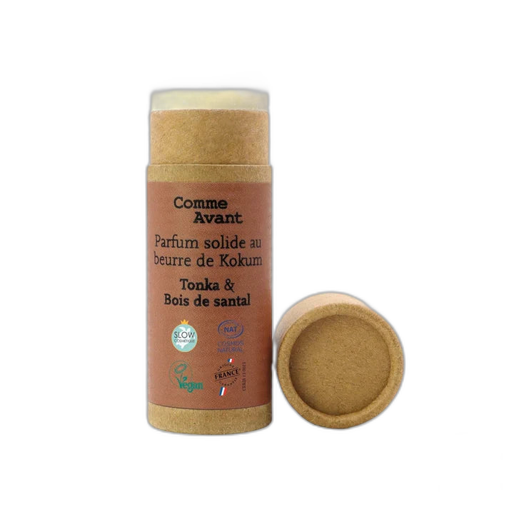 Parfum solide au beurre de kokum - tonka & bois de santal - 20 g