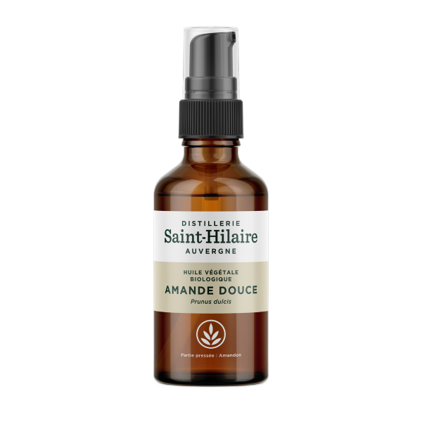 Huile végétale d'amande douce bio - 50 ml