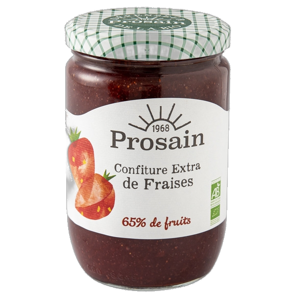 Confiture extra de fraises 65 % de fruits - 730 g
