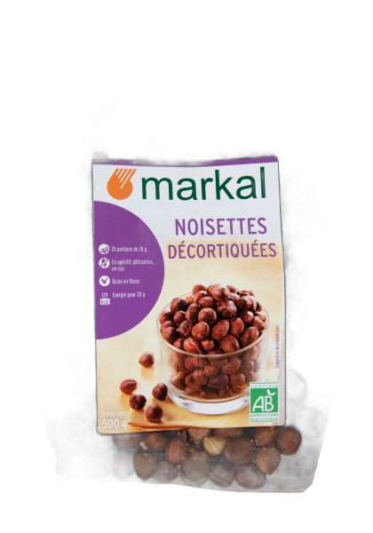 Noisettes décortiquées bio (origine Turquie) - 500 g