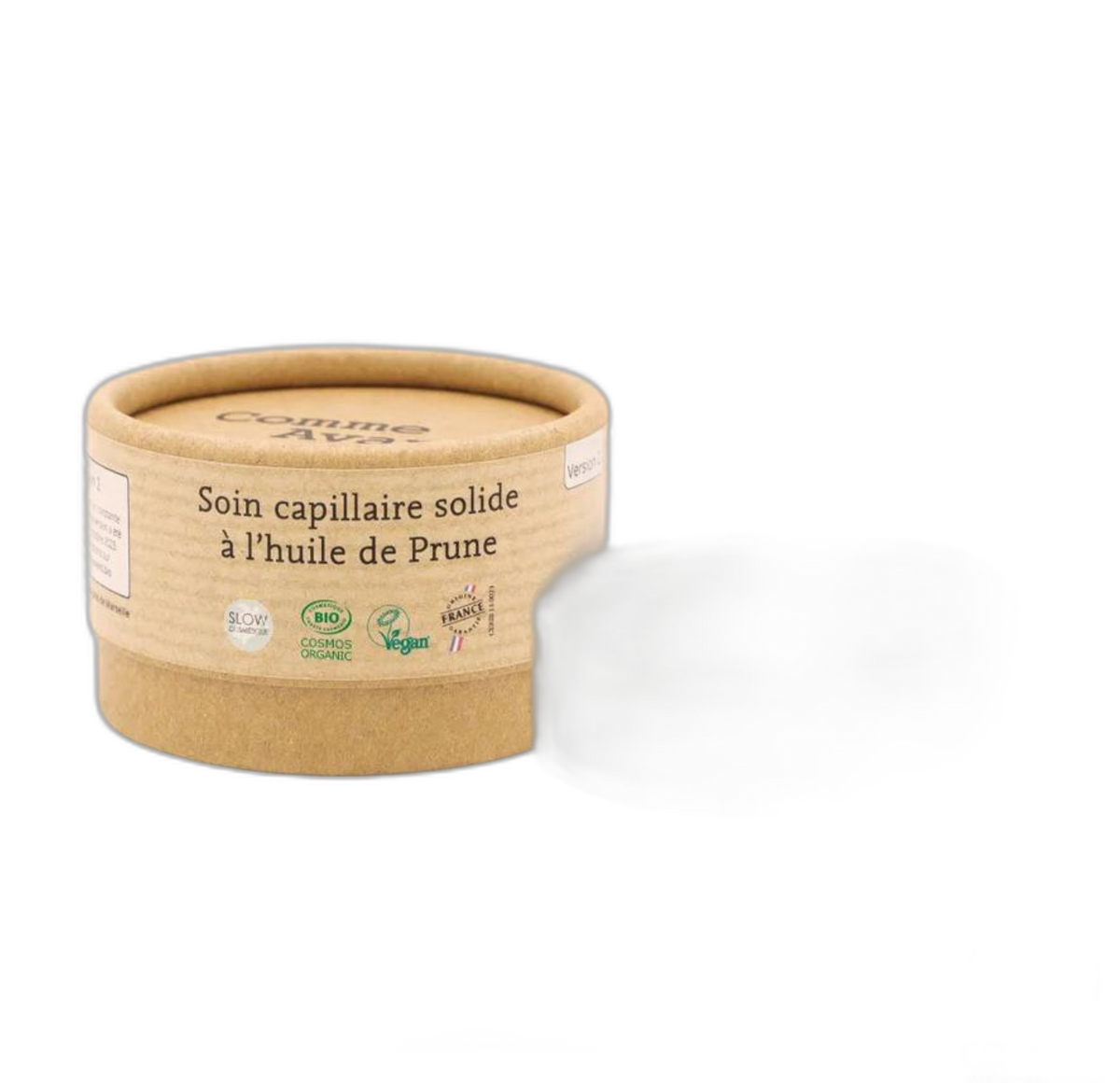 Soin capillaire solide à l'huile de prune - version 2 - 50 g