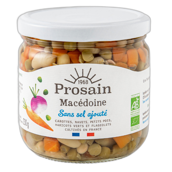 Macédoine bio et sans sel ajouté - 345 g