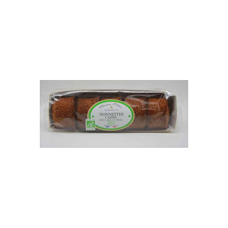 Nonnettes bio au cassis - 160g (5 pièces)
