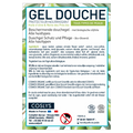 Etiquettes pour le gel douche protecteur olive (rouleau)