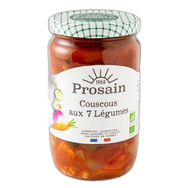 Couscous 7 légumes bio (préparation sans semoule) - 680 g