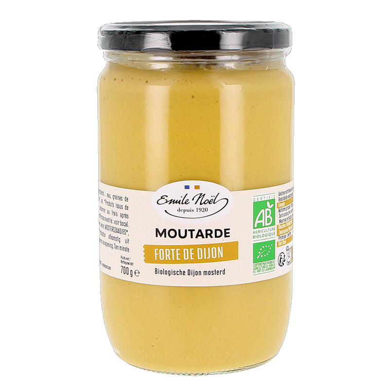 Moutarde forte de dijon bio - 700 g