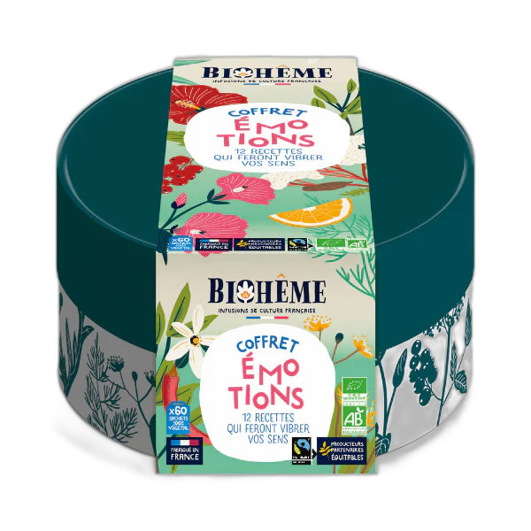 Coffret Emotions bio - 60 infusettes