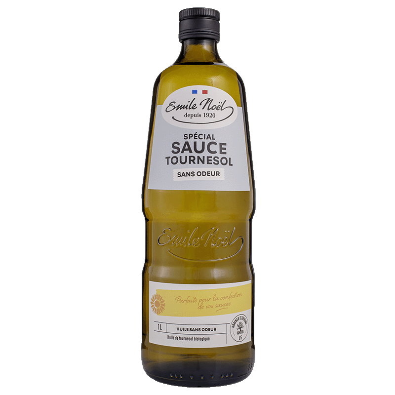 Huile de tournesol spéciale sauce bio - 1 l