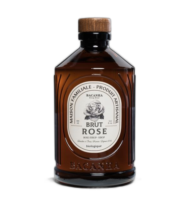 Sirop de rose brut bio - 400 ml