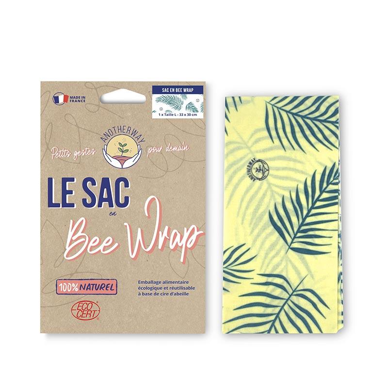 Sac alimentaire réutilisable tropical taille l
