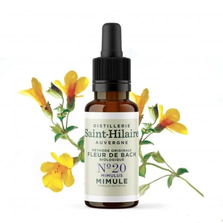 fleur de bach mimule n¬∞20 bio (mimulus) - 20 ml