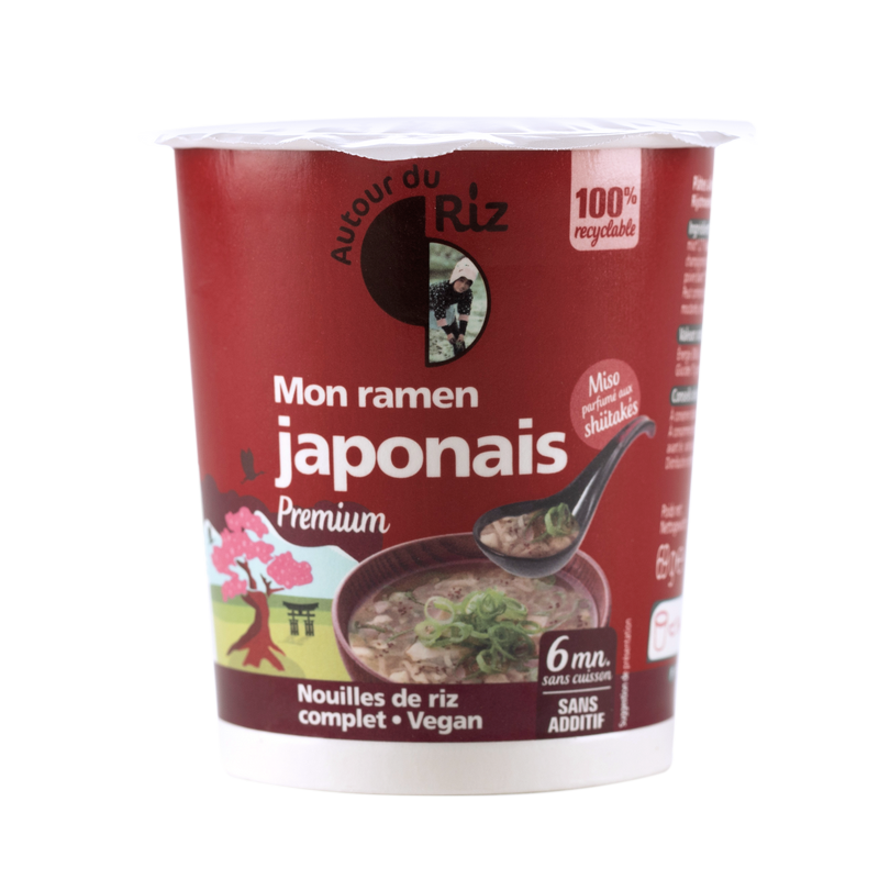 Cup veggie premium mon ramen japonais bio - 69 g
