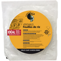 Feuilles de riz blanc bio (diamètre 22cm) - 150 g