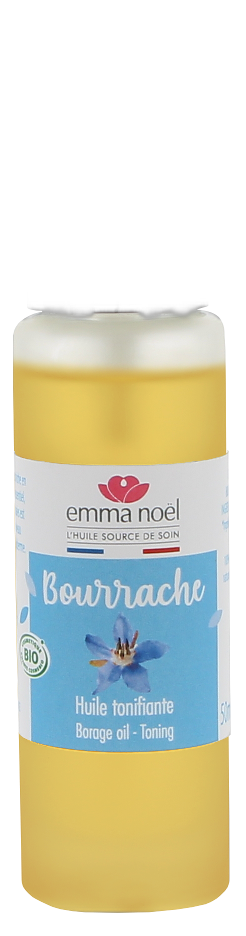 Huile vierge de bourrache bio - 50 mL