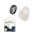 porte savon aimanté forme triangle (adhésif) blanc