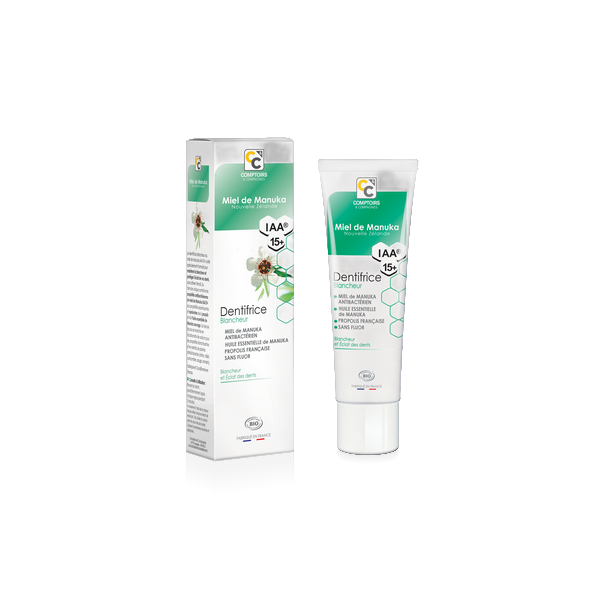 Dentifrice blancheur au miel de manuka iaa15+ - 75 ml