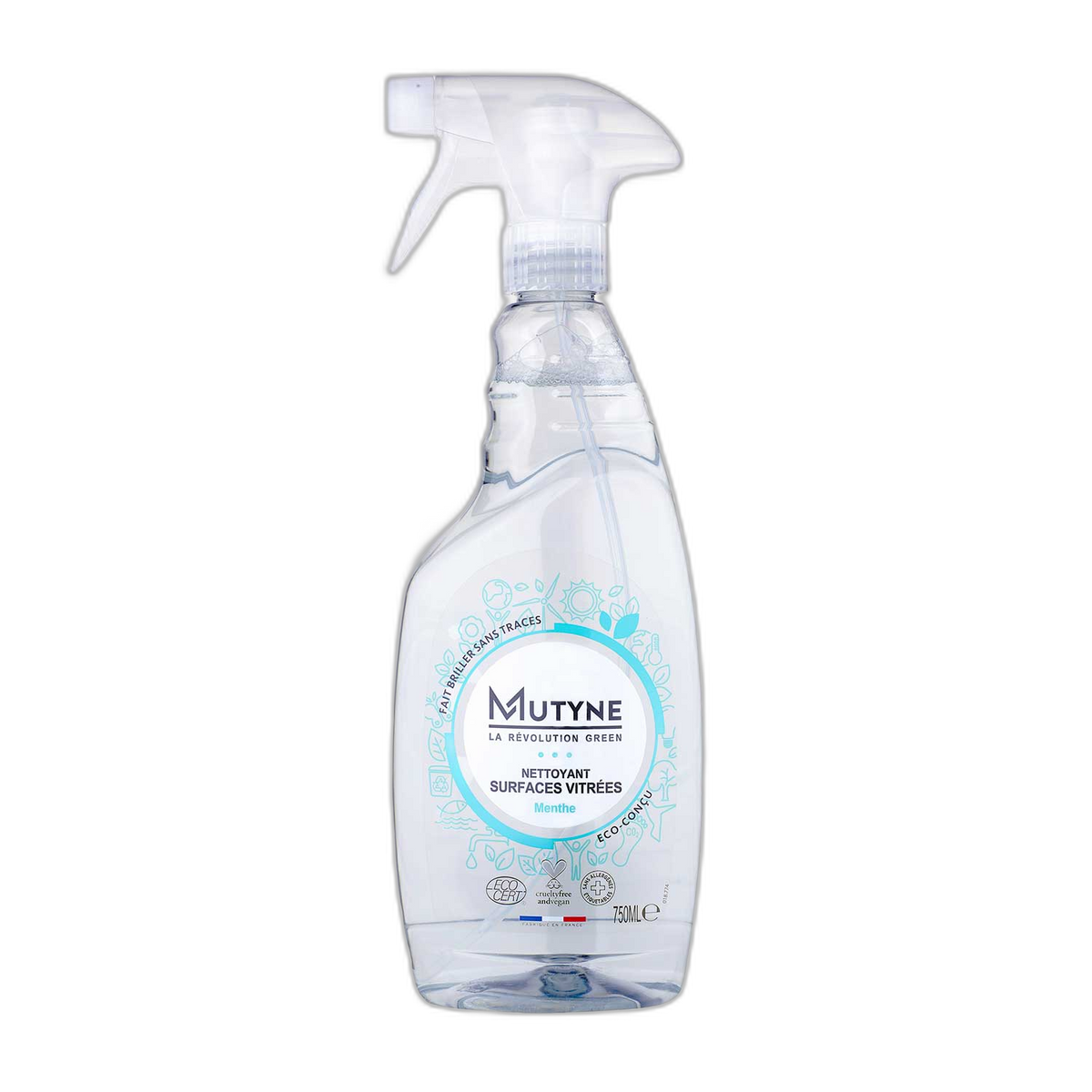 Spray surfaces vitrées ecocert - 750 mL