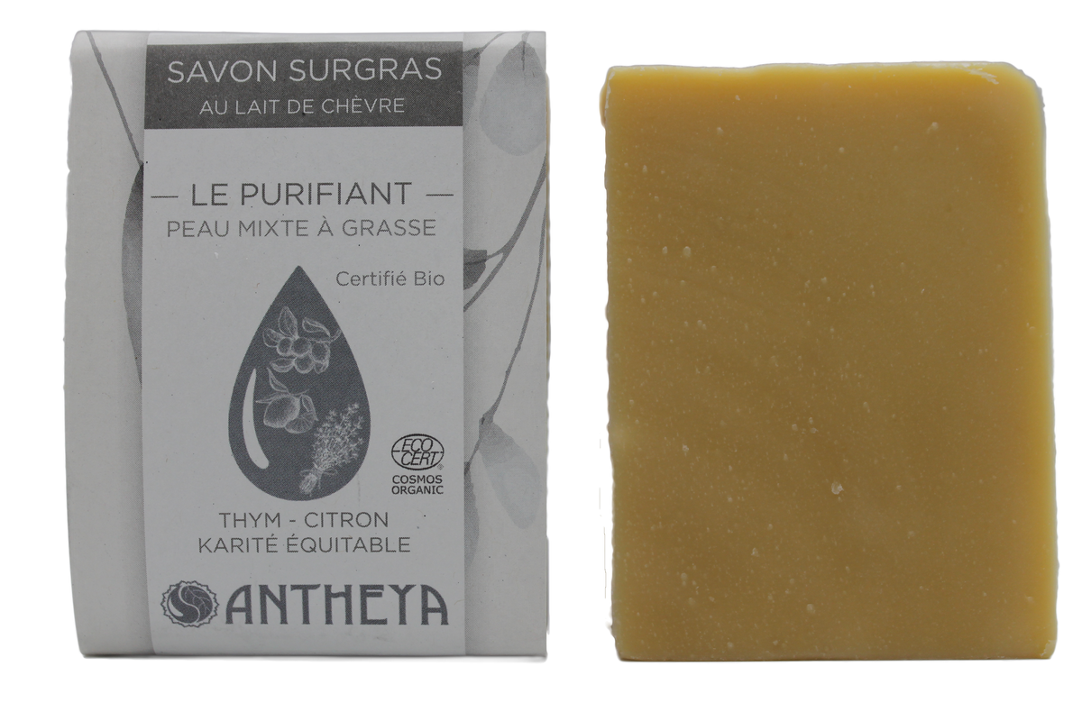 Savon lait de chèvre - purifiant adolescents (bande papier) - 100 g