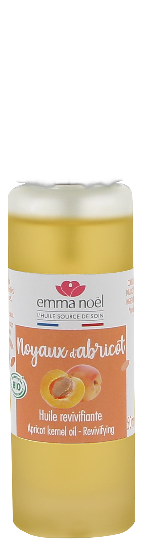 Huile vierge de noyaux abricot bio - 50 mL