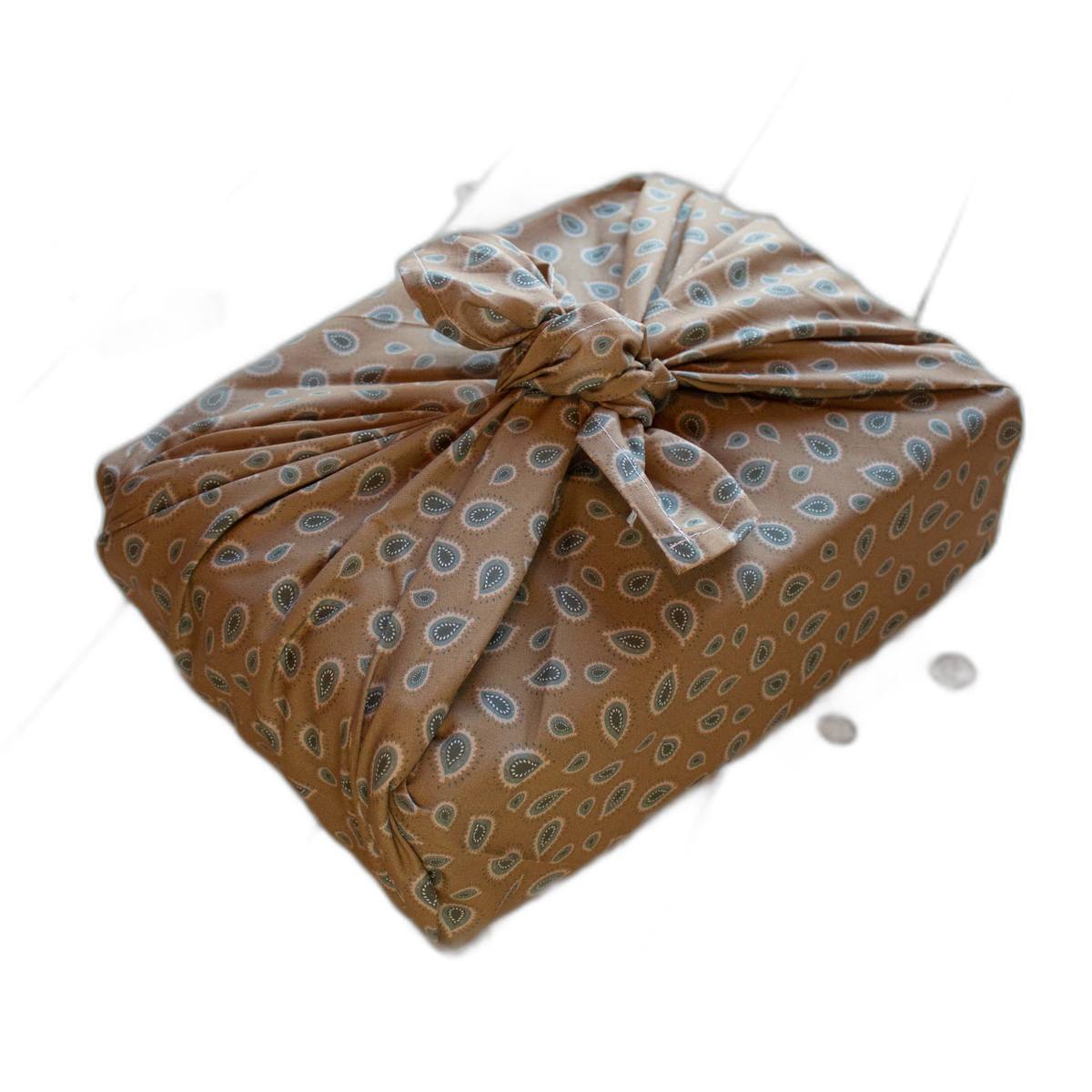 Furoshiki (tissu recyclé) avec tuto noeuds - L