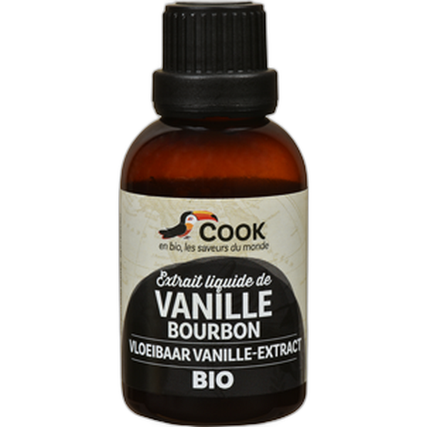 Extrait liquide de vanille bourbon bio (origine Hors UE) - 40 mL