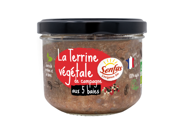 Terrine végétale de campagne 5 baies bio - 200 g