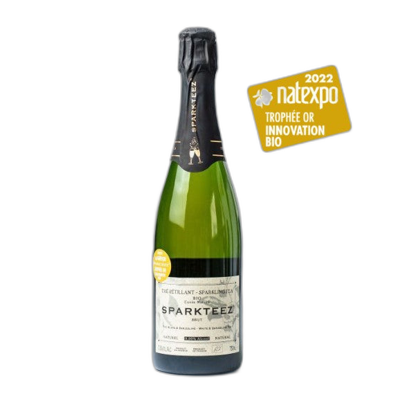 Thé pétillant brut bio FFL sans alcool (origine France) - 75 cL