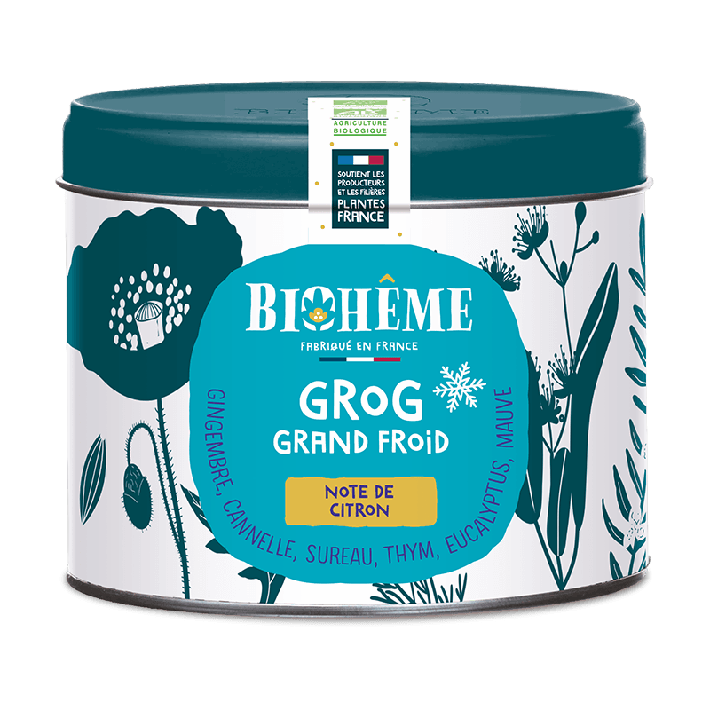 Infusion Grog Grand Froid bio bo√Æte m√©tal - 50 g